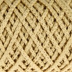 Шнур для вязания без сердечника 100% полиэфир, ширина 3мм 100м/210гр, (155 молочный)  МИКС - Фото 4