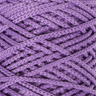 Шнур для вязания без сердечника 100% полиэфир, ширина 3мм 100м/210гр, (92 фиолетовый) - Фото 4