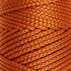 Шнур для вязания без сердечника 100% полиэфир, ширина 3мм 100м/210гр, (103 песочный) - Фото 1