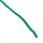 Шнур для вязания без сердечника 100% полиэфир, ширина 3мм 100м/210гр, (122 зеленый) - Фото 3