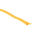 Шнур для вязания без сердечника 100% полиэфир, ширина 3мм 100м/210гр, (16 желтый) - Фото 3