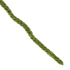 Шнур для вязания без сердечника 100% полиэфир, ширина 3мм 100м/210гр, (51 оливковый) - Фото 3