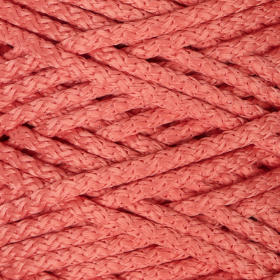 Шнур для вязания с сердечником 100% полиэфир, ширина 5 мм 100м/550гр (78 коралловый)