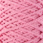 Шнур для вязания с сердечником 100% полиэфир, ширина 5 мм 100м/550гр (90 розовый) - Фото 1