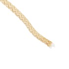 Шнур для вязания с сердечником 100% полиэфир, ширина 5 мм 100м/550гр (155 молочный) - Фото 2