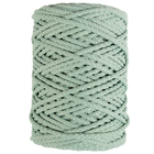 Шнур для вязания с сердечником 100% полиэфир, ширина 5 мм 100м/550гр (21 серо-зеленый) - Фото 2