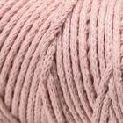Шнур для вязания без сердечника 100% хлопок, ширина 3мм 100м/200гр (2195 пудровый) - Фото 3