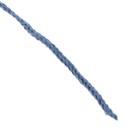 Шнур для вязания без сердечника 100% хлопок, ширина 3мм 100м/200гр (2175 джинс) - Фото 3