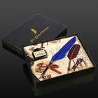 Сувенирный набор "Перо с чернилами и 3-мя сменными перьями" МИКС 19,5х14,5 см - Фото 1