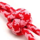 Игрушка канатная «Узел с массажным шариком», до 31 см, до 65 г, цвет МИКС - фото 67923133