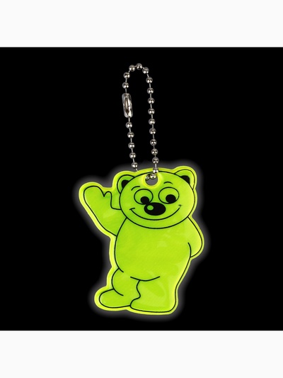 Светоотражающий элемент «Медведь», двусторонний, 6×5 см, МИКС