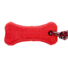 Игрушка жевательная для собак "Кость" с канатом, войлок на пластиковом каркасе, микс - Фото 2