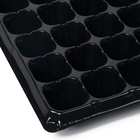 Кассета для рассады, на 72 ячейки, по 50 мл, из пластика, чёрная, 54×28×4 см, Greengo - Фото 8