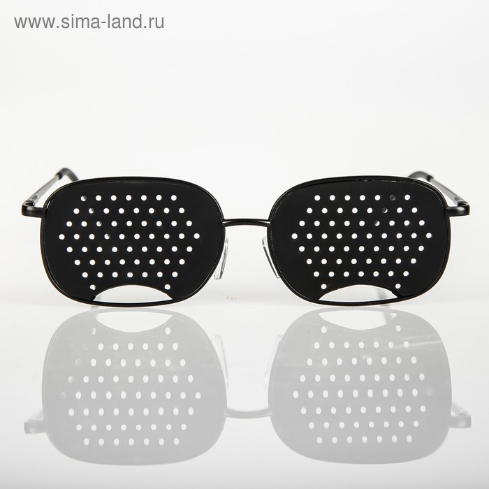 Перфорационные очки-тренажеры универсальные, черный - Фото 1
