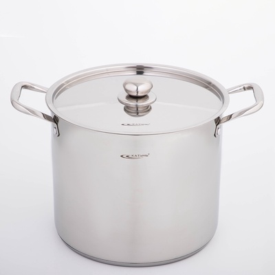 Кастрюля Катунь «Титан», 14.5 л, d=28 см, h=24 см, капсульное дно, индукция, нержавеющая сталь