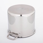 Кастрюля Катунь «Титан», 14.5 л, d=28 см, h=24 см, с крышкой, капсульное дно, индукция, нержавеющая сталь, AISI - 201, хромированная - Фото 6