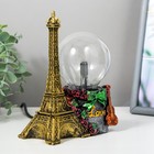 Плазменный шар полистоун "Из Парижа с любовью" 17,5х13,5х7 см - Фото 5