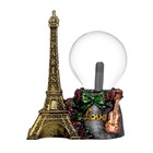 Плазменный шар полистоун "Из Парижа с любовью" 17,5х13,5х7 см - Фото 8