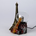 Плазменный шар полистоун "Музыкальный Париж" 24х16х12 см - Фото 3