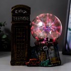 Плазменный шар - светильник RISALUX «Лондонская телефонная будка», полистоун, 19.5×15×16 см - Фото 5