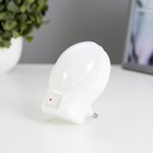 Ночник RISALUX «Лунный свет», пластик, от сети, белый, 9×7×3.5 см - Фото 1