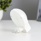 Ночник RISALUX «Лунный свет», пластик, от сети, белый, 9×7×3.5 см - Фото 2