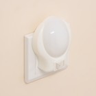 Ночник RISALUX «Лунный свет», пластик, от сети, белый, 9×7×3.5 см - Фото 4