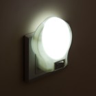 Ночник RISALUX «Лунный свет», пластик, от сети, белый, 9×7×3.5 см - Фото 6