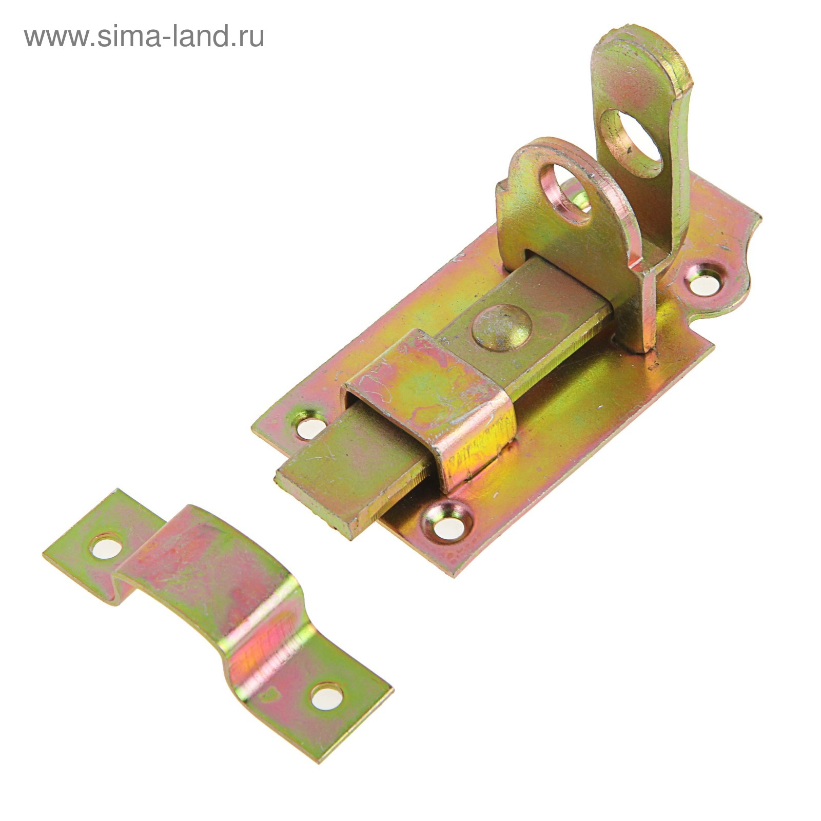 Задвижка дверная ЗД 002, 75 мм, оцинкованная (2584234) - Купить по цене ...