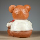 Копилка "Мишка с сердцем" коричневый 27см - Фото 3