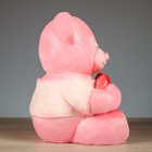 Копилка "Мишка с сердцем" розовый 27см - Фото 2
