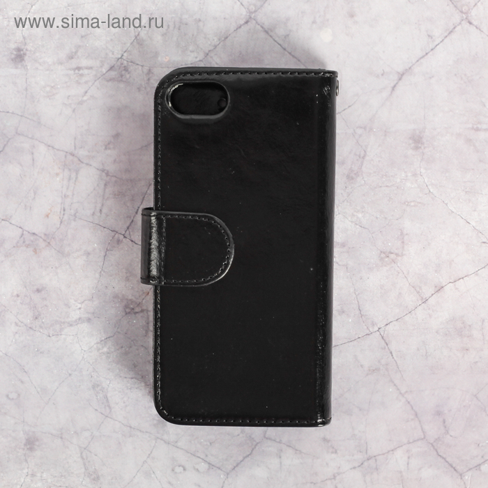 Чехол для телефона Melkco Leather Case Wallet Book черный, для iPhone 5/5s/5с - Фото 1