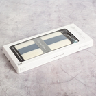 Чехол для телефона Melkco для iPhone 5s/ 5/ 5C бело-синий, кожа - Фото 4