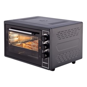 Мини-печь Kraft KF-MO 3801 BL, 1500 Вт, 38 л, чёрная