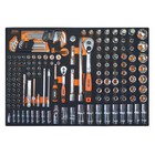 Набор инструментов CUSTOR PRO-1-2, 178 предметов, 1/2", 1/4", в ложементе - фото 301321164