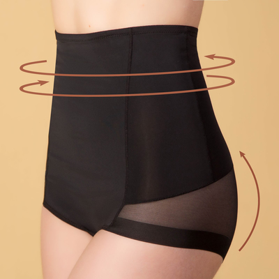 Трусы высокие корректирующие ONLITOP Invisible, размер 48-50, цвет чёрный