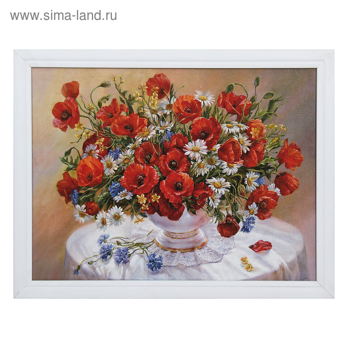 Картина "Маки" 35*45 см - Фото 1