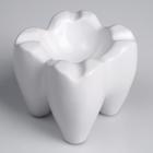 Пепельница "Белый зуб", 8.5 х 8.5 см - фото 11619178