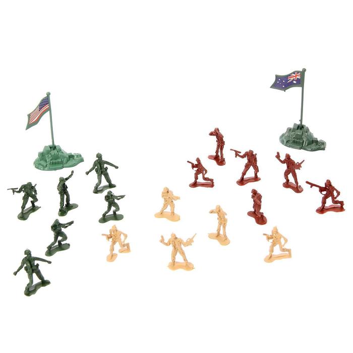 Набор солдатиков «Мировое сражение», с аксессуарами - фото 1886269488