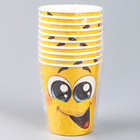 Стакан одноразовый бумажный "Смайлик", 250мл. (комплект 10 шт) - фото 25262140 Стакан одноразовый бумажный "Смайлик", 250мл. (комплект 10 шт) - фото 25262140