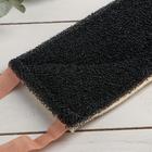 Мочалка - лента для тела жёсткая «День и ночь», 37×11 см, МИКС - Фото 2