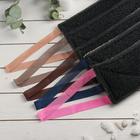 Мочалка - лента для тела жёсткая «День и ночь», 37×11 см, МИКС - Фото 4