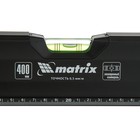 Уровень MATRIX, 40 см, алюминиевый, ±0.5 мм/м, усиленный, фрезерованный, 3 глазка - Фото 3