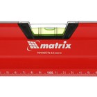 Уровень MATRIX, 200 см, алюм., фрезер., 3 глазка (1 зеркал.), 2-х комп. ручки, магнит - Фото 3