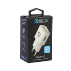 Сетевое зарядное устройство Qumo, Quick Charge, USB, 2 А, белое - Фото 3