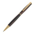 Ручка шариковая Slim Эбен макассар, чёрные чернила, подарочная упаковка - Фото 2
