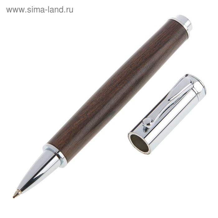 Ручка Roller Эбен макассар, чёрные чернила, подарочная упаковка - Фото 1