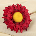 Цветок искусственный "Гербера Алмак" 8*44 см, красный - Фото 2
