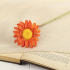 Цветок искусственный "Гербера Алмак" 8*44 см, оранжевый - Фото 1