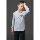 Рубашка-поло для мальчика, рост 146 см, цвет серый CWJ 61722 (163) - Фото 1